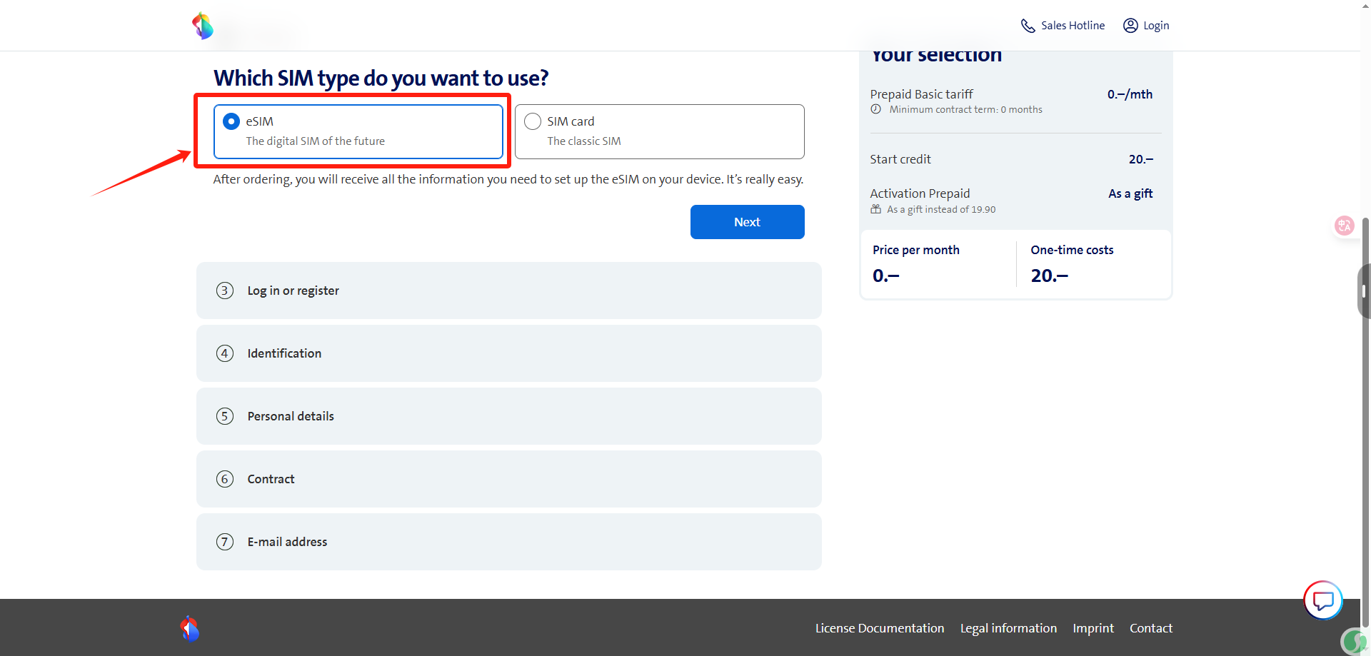 Swisscom eSIM 介绍