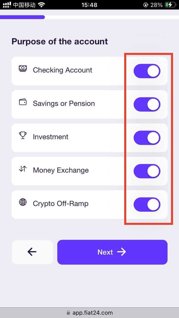 Fiat24 瑞士银行免费注册教程,提供欧元个人IBAN和万事达虚拟借记卡