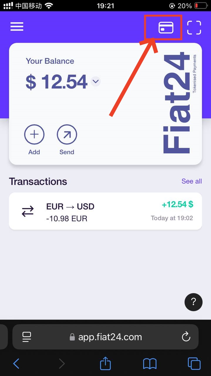 Fiat24 瑞士银行免费注册教程,提供欧元个人IBAN和万事达虚拟借记卡