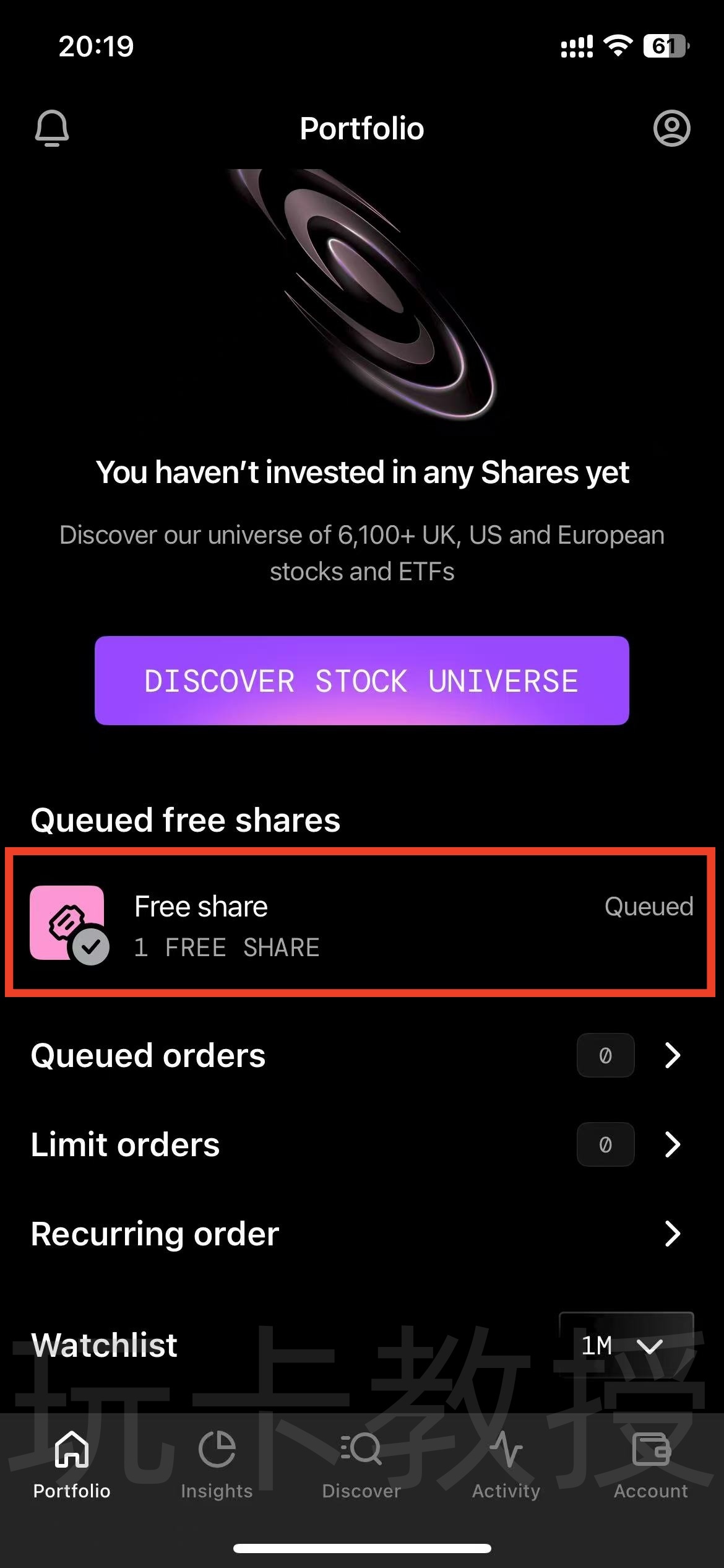 Freetrade英国零佣金券商,入金50英磅随机得10-250英磅股票