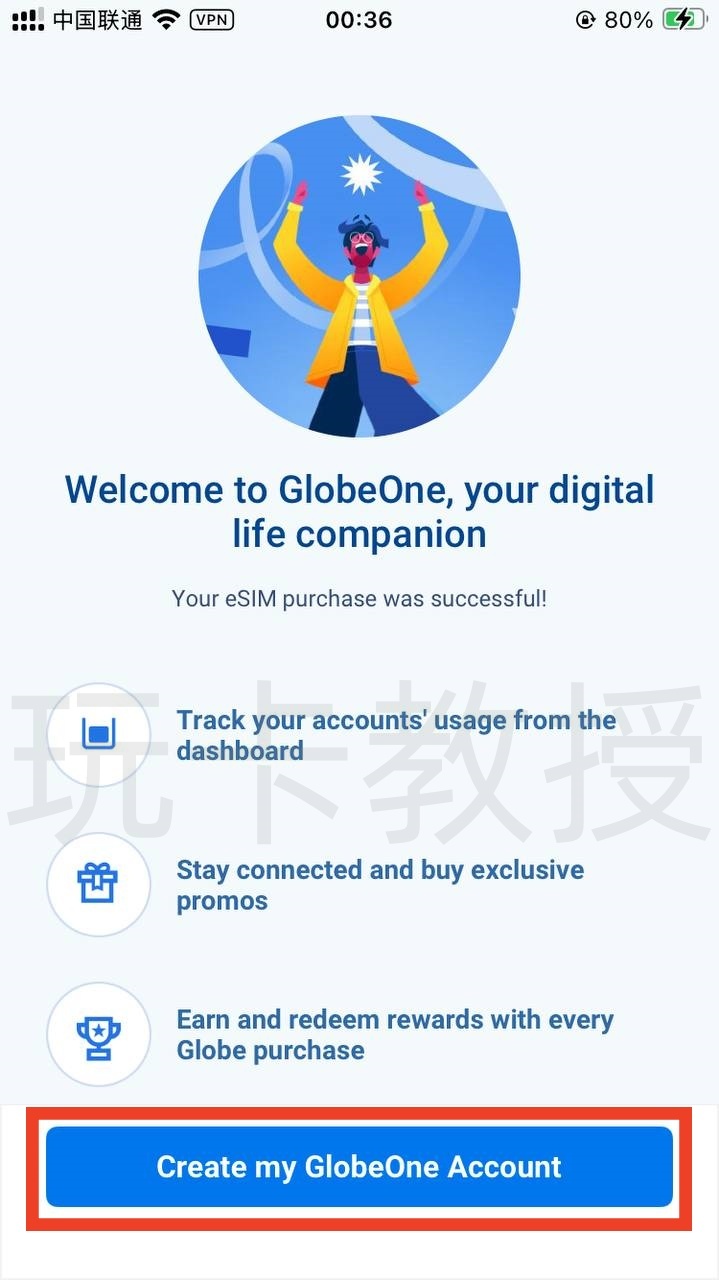 菲律宾GlobeOne,0月租,12.4人民币开卡,保号2.5人民币一年,需要KYC