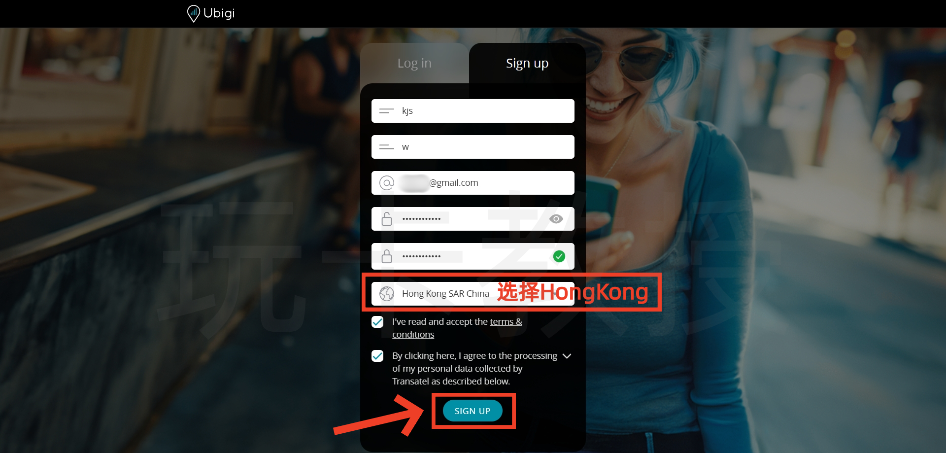ubigi注册送500M流量,可直接访问Google,YouTube