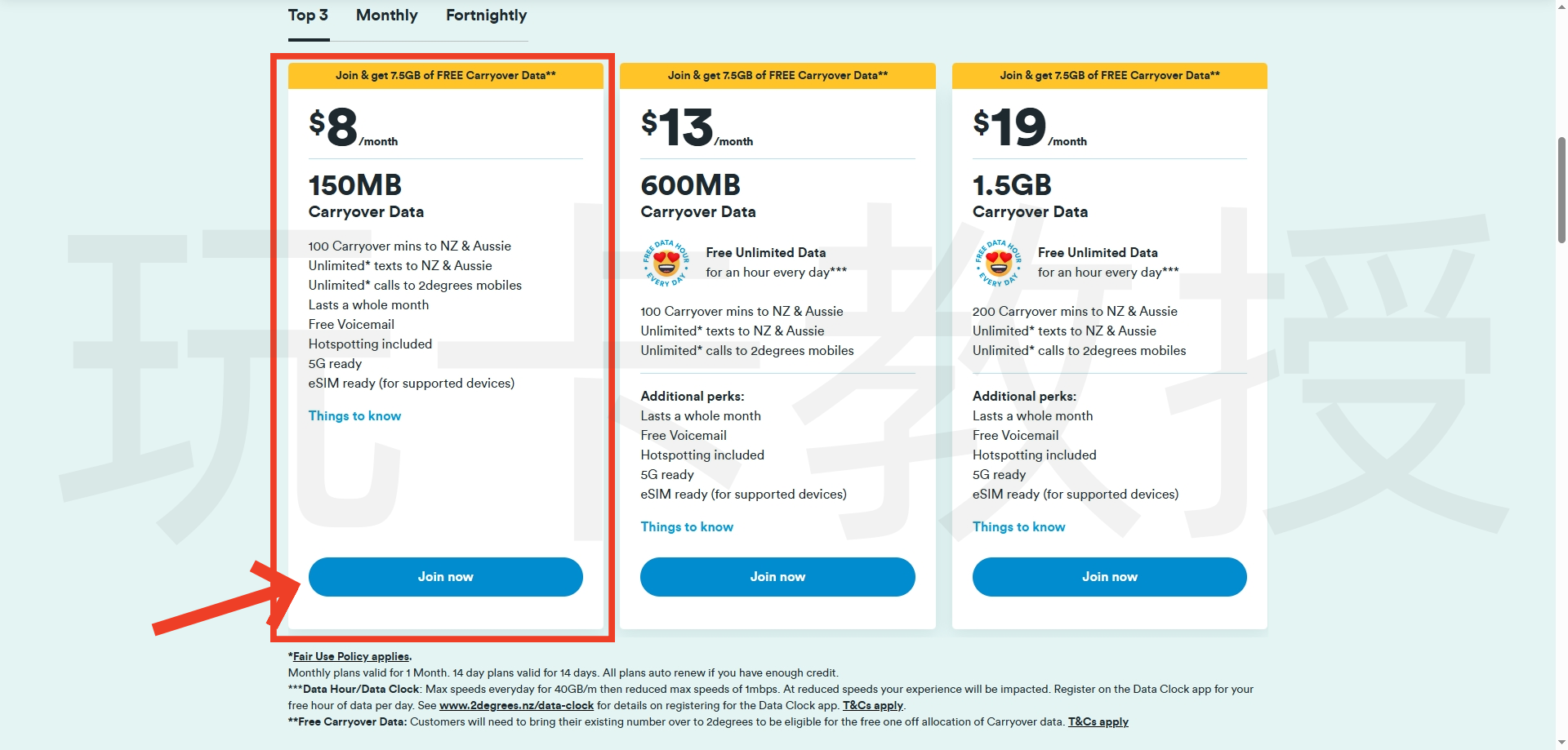 新西兰2degrees eSIM,开卡费8NZD,0月租,保号:10NZD一年,拯救你的One NZ靓号