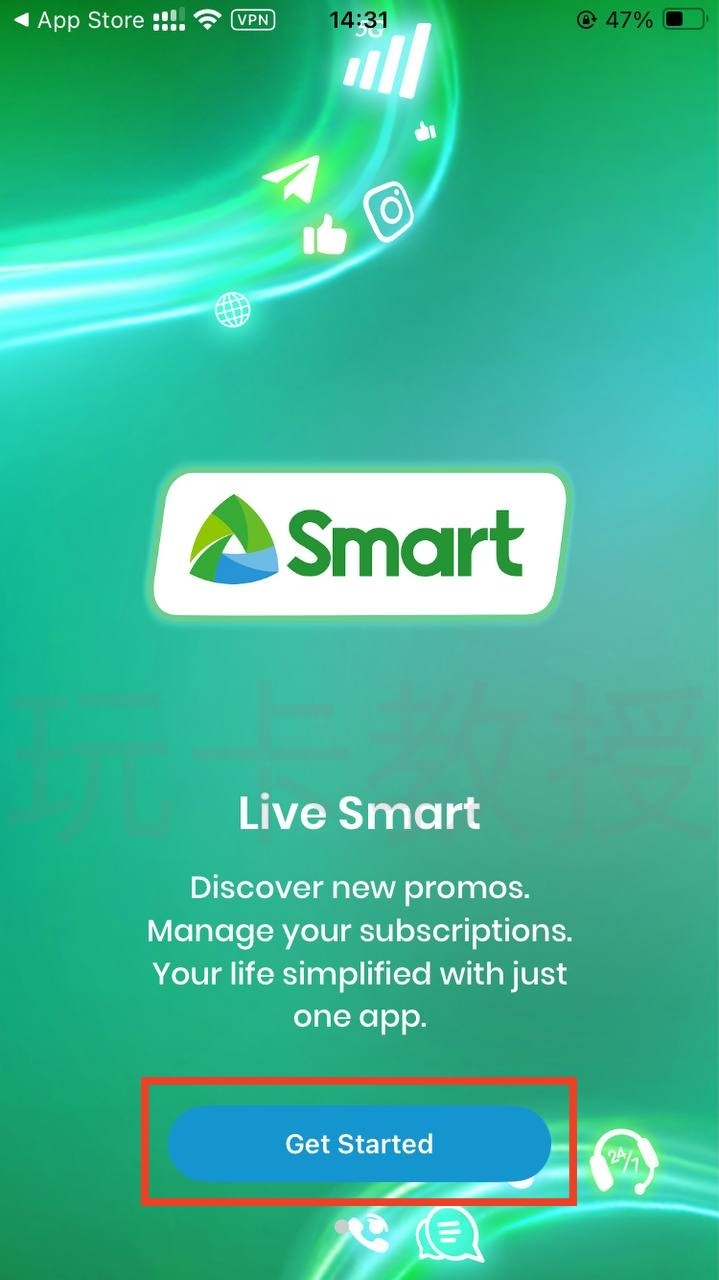 菲律宾Smart,开卡费99菲律宾比索(约12.38CNY),0月租,保号:每年充值10菲律宾比索(约1.25CNY)