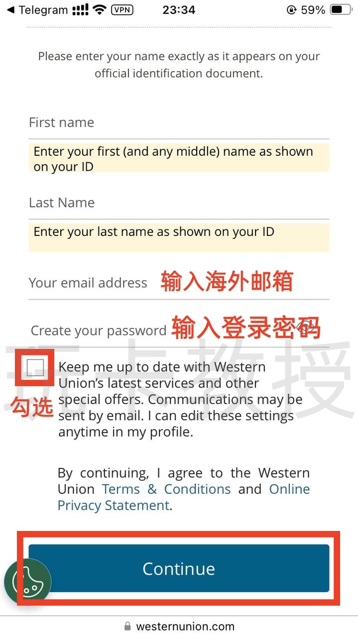 西联汇款教程,无需KYC,汇款50.10英镑,可得一张含10英镑余额的万事达银行卡,支持充值GiffGaff