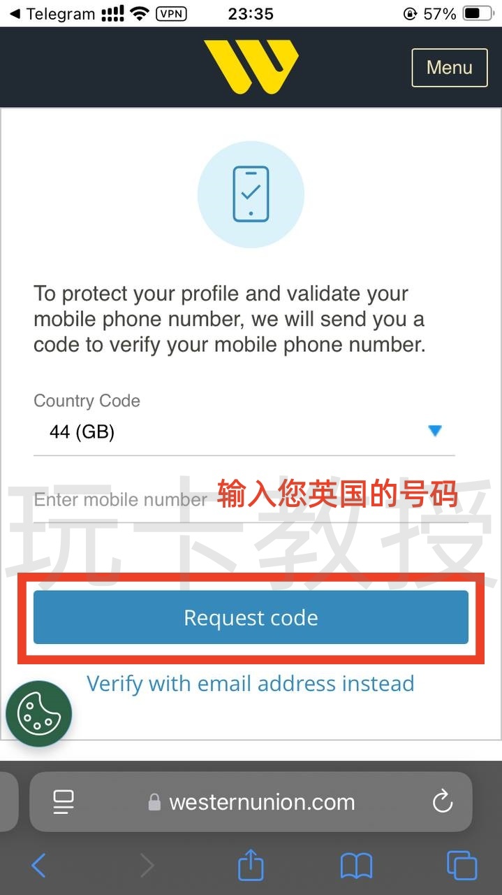 西联汇款教程,无需KYC,汇款50.10英镑,可得一张含10英镑余额的万事达银行卡,支持充值GiffGaff