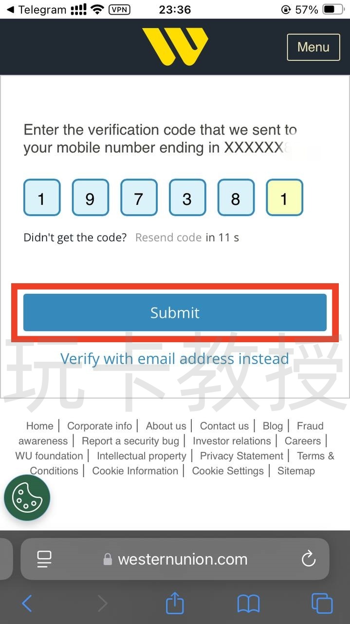 西联汇款教程,无需KYC,汇款50.10英镑,可得一张含10英镑余额的万事达银行卡,支持充值GiffGaff