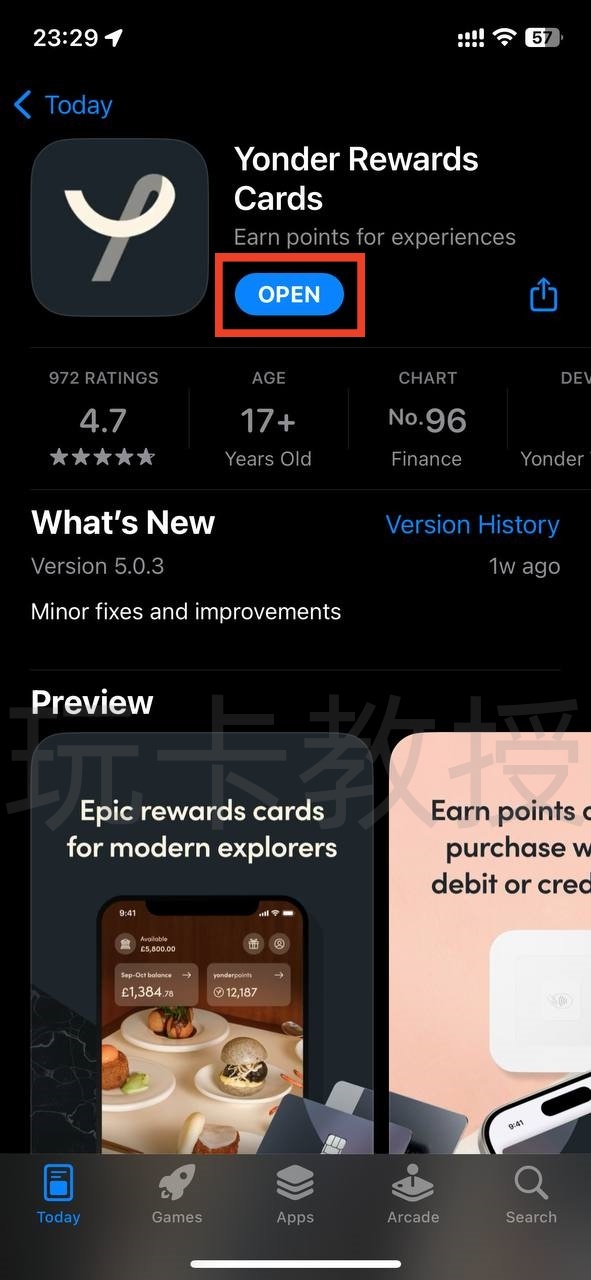 Yonder开户教程,提供英国个人FPS账号,免费虚拟卡,无需英国信用,只需英国地址即可开户