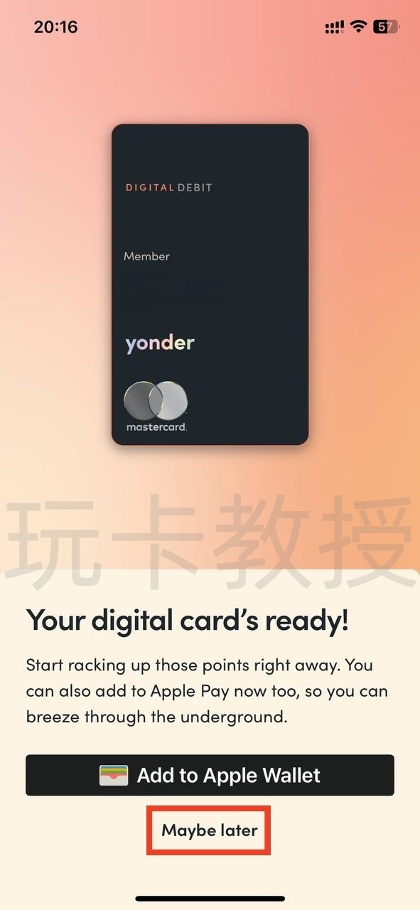 Yonder开户教程,提供英国个人FPS账号,免费虚拟卡,无需英国信用,只需英国地址即可开户