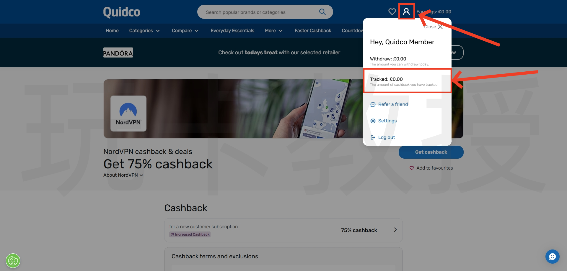 Quidco返利网新用户消费5英镑以上得20英镑奖励