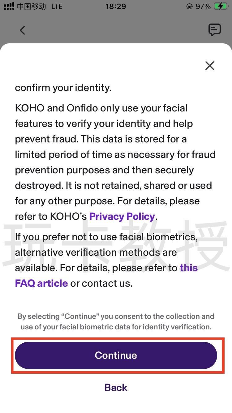 KOHO加拿大银行账户注册-开户-入金教程,入金并且消费20CAD得三个月会员(每个月3G流量eSIM)