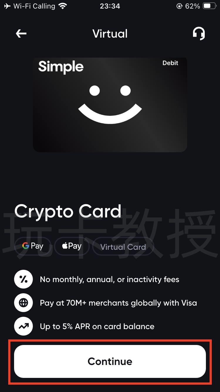Simple注册-开卡-入金教程，最多可开免费5张虚拟卡，支持CN护照，菲律宾税卡开户