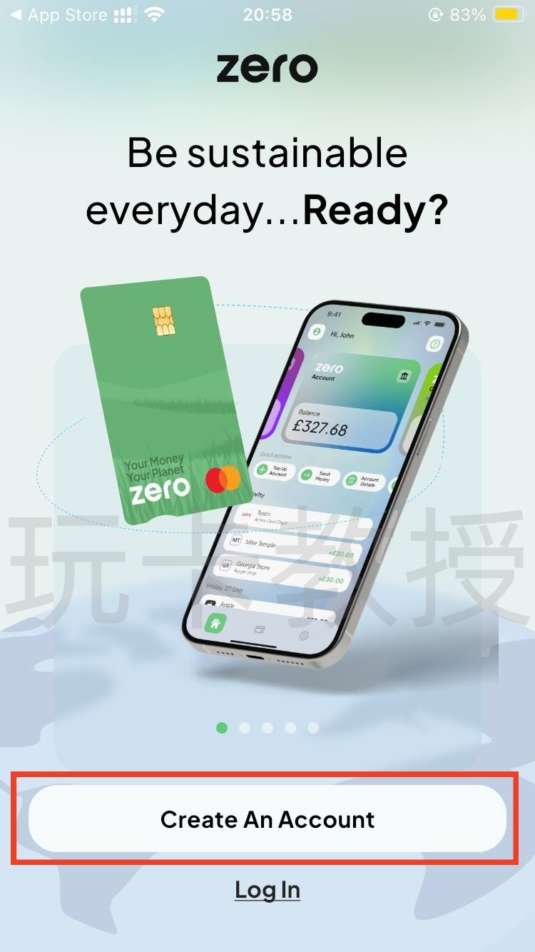 英国Zero钱包，提供英国本地银行账号，免费的万事达虚拟卡