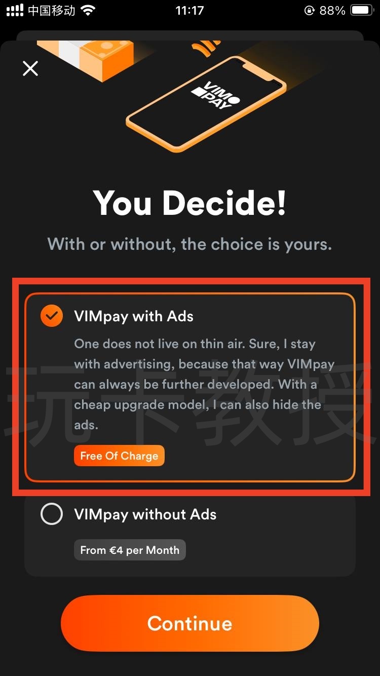 德国VIMpay提供免费无需KYC的万事达虚拟卡，欧元消费无手续费，外币消费额外收取 2% 手续费