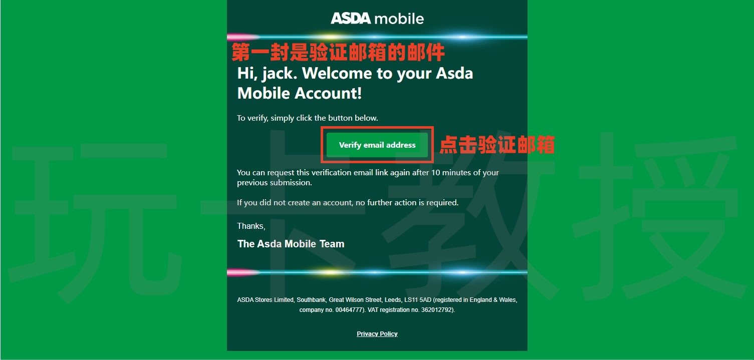 英国Asda Mobile,开卡费4英镑,支持WiFi-Calling,可注册Telegram,Whatsapp